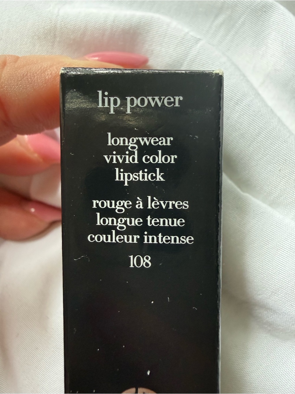 Giorgio Armani Lip Power Longwear Vivid Color Lipstick - Pink